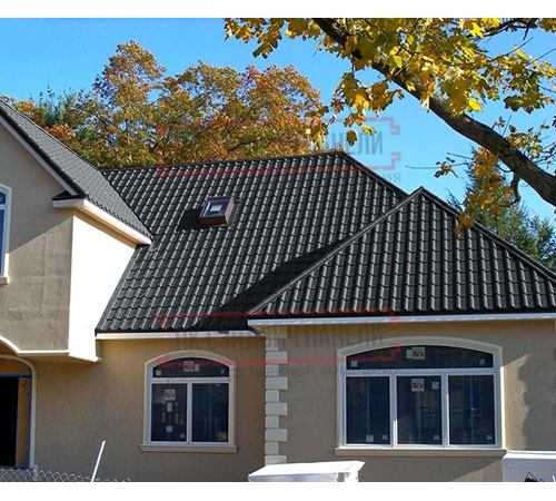 Металлочерепица Камея RAL7016 Drap-0.45