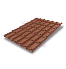 Металлочерепица Классик RAL8004 Drap-0,45