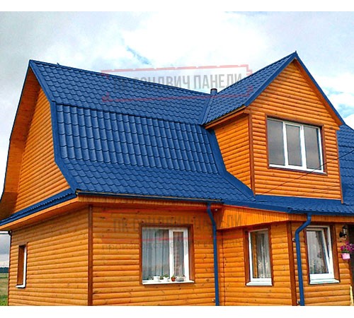 Металлочерепица классик плюс RAL5005 Полиэстер-0.45