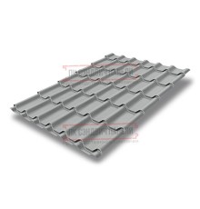 Металлочерепица Классик RAL9006 Полиэстер-0,45