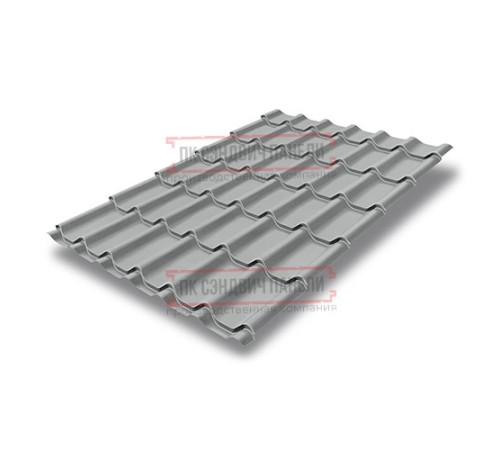 Металлочерепица Классик RAL9006 Полиэстер-0,45