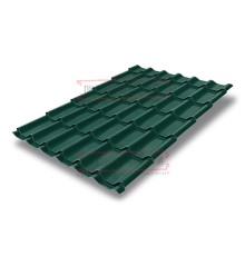 Металлочерепица классик плюс RAL6005 Quarzit-0.5