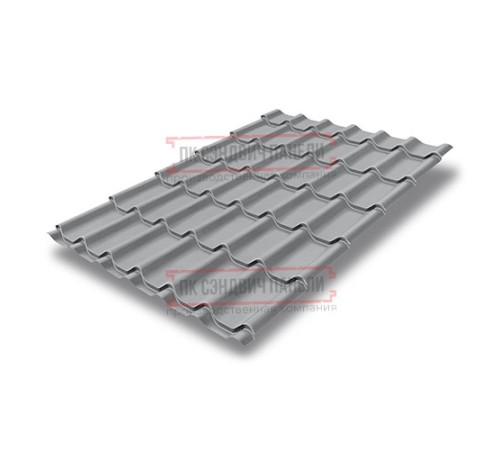 Металлочерепица Классик RAL7004 Drap-0,45