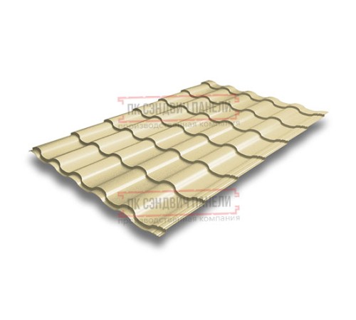 Металлочерепица Кредо RAL1014 Полиэстер-0,45