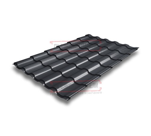 Металлочерепица Кредо RAL7024 Satin-0,5