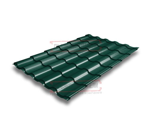 Металлочерепица Кредо RAL6005 Velur-0,5