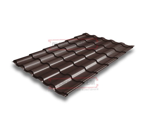 Металлочерепица Кредо RR887 GreenСoat Pural-0,5