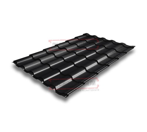Металлочерепица Кредо RAL9005 Drap-0,45