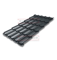 Металлочерепица Квинта плюс RAL7016 Rooftop Matte-0.5