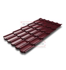 Металлочерепица Квинта плюс 3D RAL3005 Polydexter-0,5