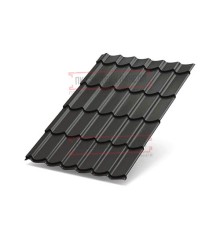 Металлочерепица Макси RAL8019 Viking E-0.5