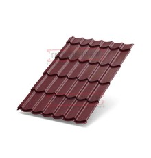 Металлочерепица Макси RAL3005 Norman-0.5