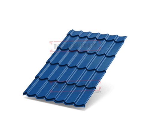 Металлочерепица Ламонтерра XL RAL5005 Полиэстер-0.5