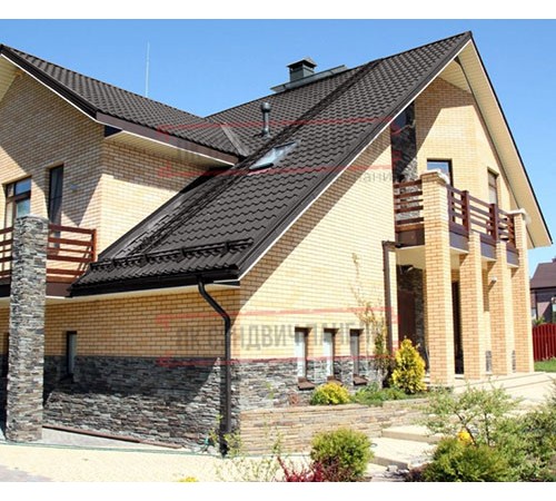 Металлочерепица Ламонтерра XL RR32 PURMAN-0.5