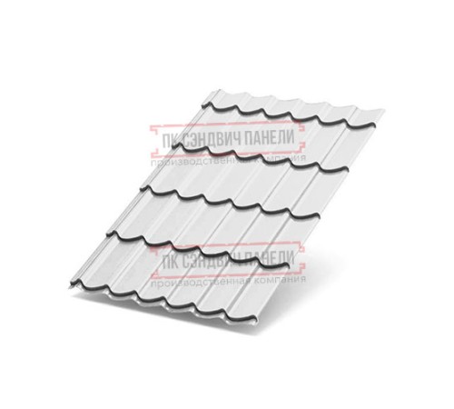 Металлочерепица Макси RAL9003 Полиэстер-0.5