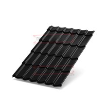 Металлочерепица Ламонтерра XL RAL9005 Viking E-0.5