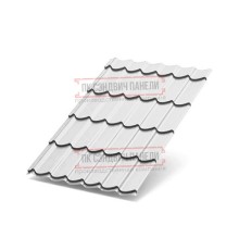 Металлочерепица Макси RAL9003 Полиэстер-0.45