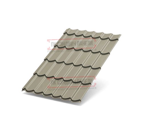 Металлочерепица Ламонтерра XL RAL1035 Полиэстер-0.45