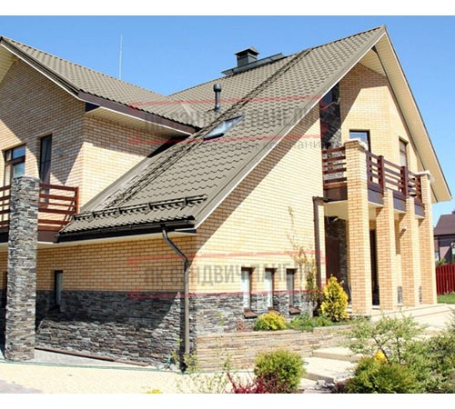 Металлочерепица Ламонтерра XL RAL1035 Полиэстер-0.45