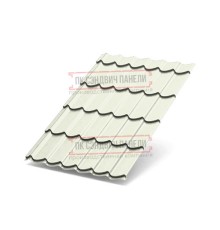 Металлочерепица Ламонтерра XL RAL9010 Пластизол-0.5