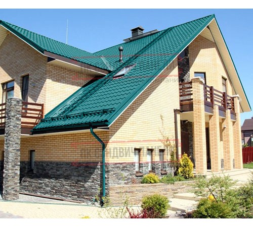 Металлочерепица Ламонтерра XL RAL5021 Полиэстер-0.5