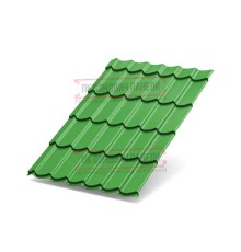 Металлочерепица Ламонтерра XL RAL6018 Norman-0.5
