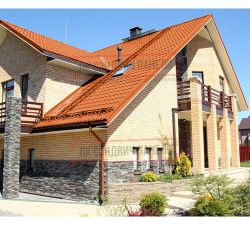 Металлочерепица Ламонтерра XL RAL2004 Полиэстер-0.5