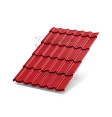 Металлочерепица Макси RAL3020 Полиэстер-0.45