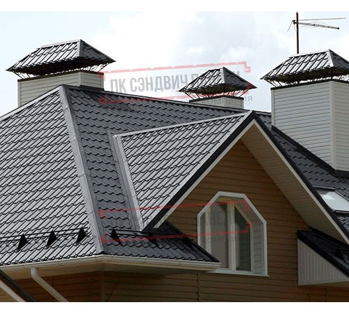 Металлочерепица Макси RR23 PURETAN-0.5