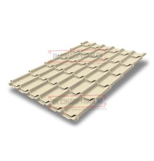 Металлочерепица Модерн RAL1015 Полиэстер-0,45