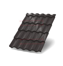 Металлочерепица Монтекристо-S RAL8019 Viking E-0.5