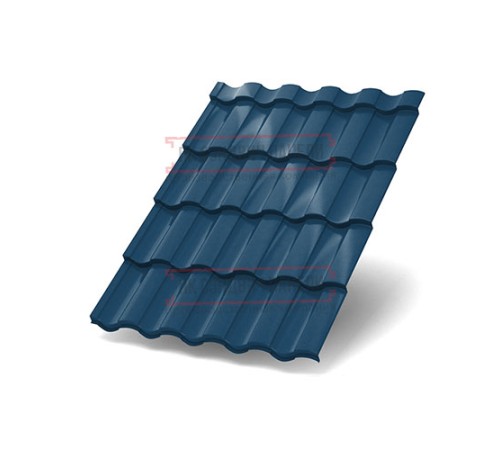 Металлочерепица Монтекристо-X RR35 PURETAN-0.5