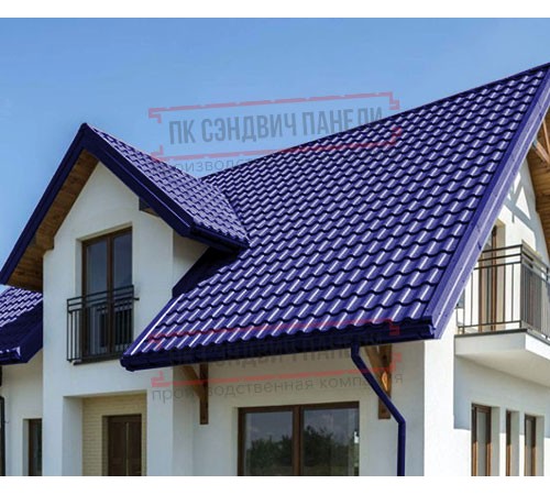 Металлочерепица Монтекристо-ML RAL5002 Norman-0.5