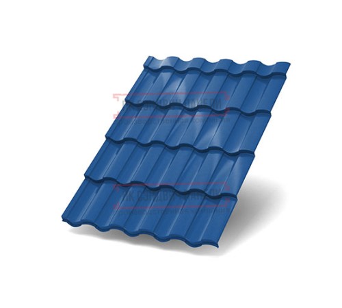 Металлочерепица Монтекристо-SL RAL5005 PURMAN-0.5