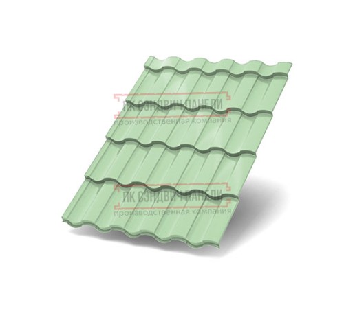 Металлочерепица Монтекристо-SL RAL6019 Norman-0.5