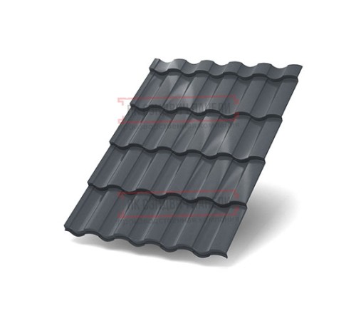 Металлочерепица Монтекристо-S RR23 PURETAN-0.5