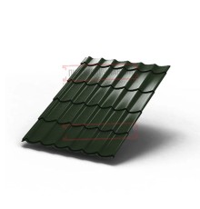 Металлочерепица Монтеррей RAL6007 Viking-0.45