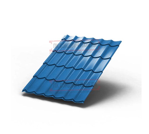 Металлочерепица Монтеррей RAL5015 Norman-0.5