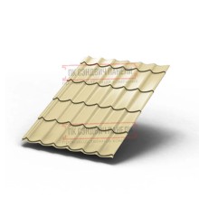 Металлочерепица Монтеррей RAL1014 Norman-0.5