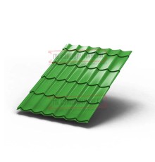 Металлочерепица Ламонтерра RAL6018 Norman-0.5