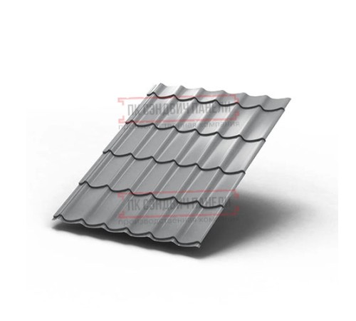 Металлочерепица Монтеррей RAL7004 Полиэстер-0.4