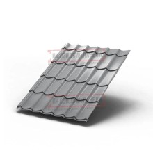 Металлочерепица Монтеррей RAL7004 Полиэстер-0.5