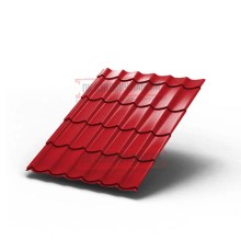 Металлочерепица Ламонтерра RAL3020 Полиэстер-0.45
