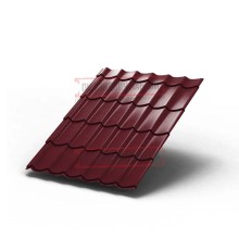 Металлочерепица Монтеррей RAL3005 Viking E-0.5