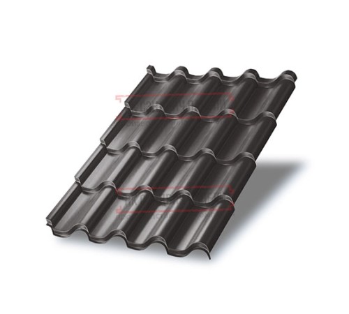 Металлочерепица Монтерроса-ML RR32 PURMAN-0.5