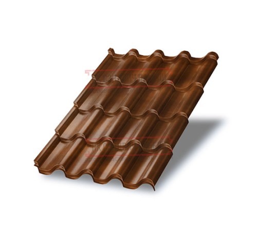 Металлочерепица Монтерроса-M Anticato Клауди-0.5