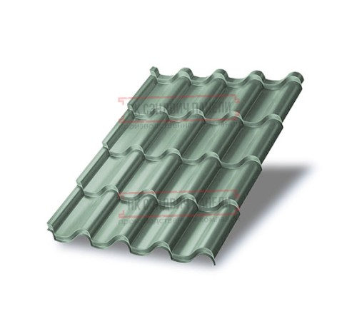 Металлочерепица Монтерроса-S Tourmalin PURMAN-0.5