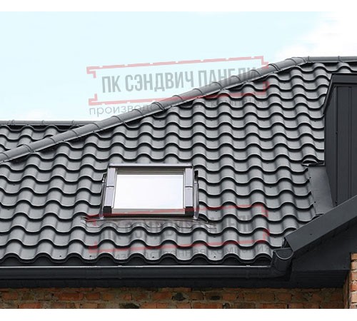 Металлочерепица Монтерроса-X RR23 PURETAN-0.5