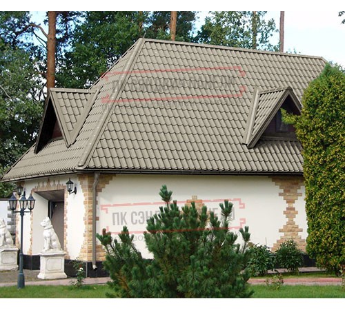 Металлочерепица Ламонтерра X RAL1035 Полиэстер-0.45