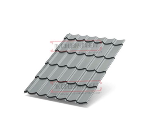 Металлочерепица Ламонтерра X RAL7004 Norman-0.5